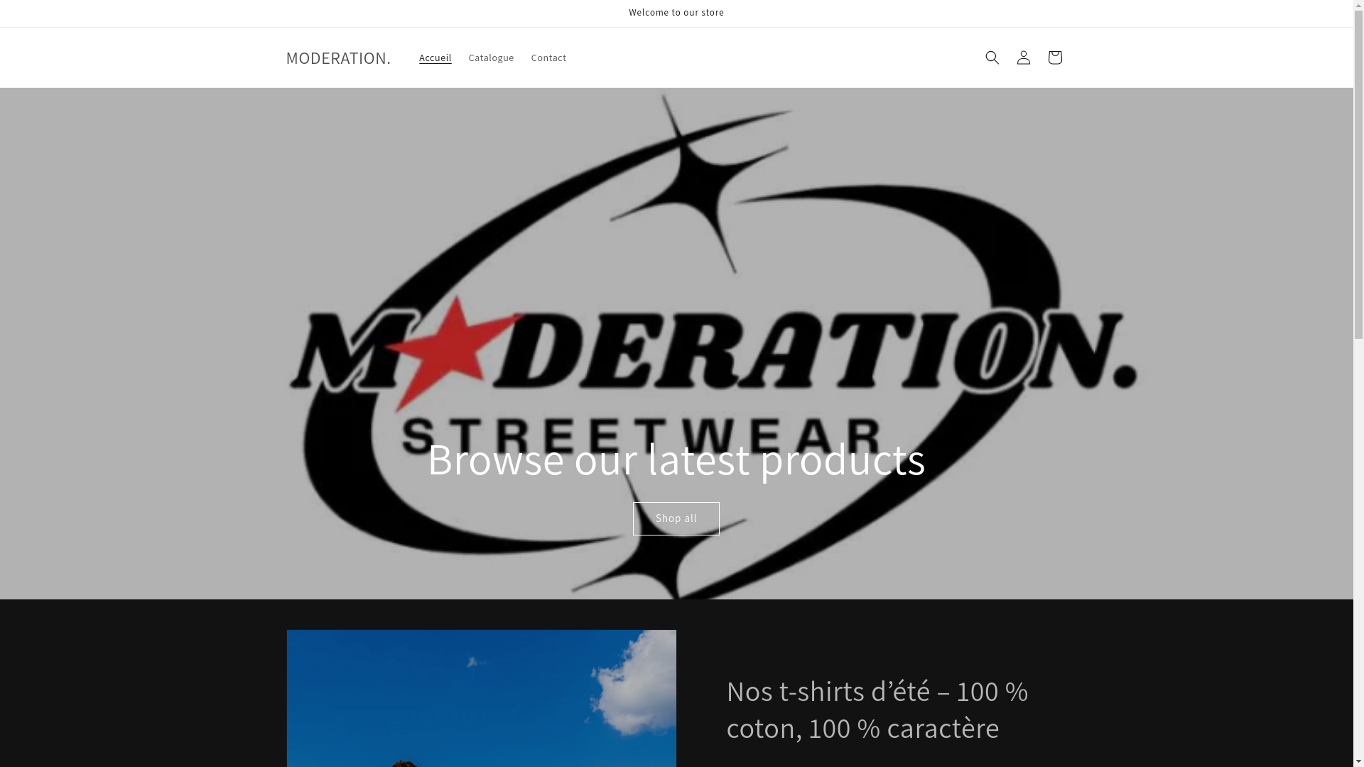 website screenshot of https://moderation.com.co/