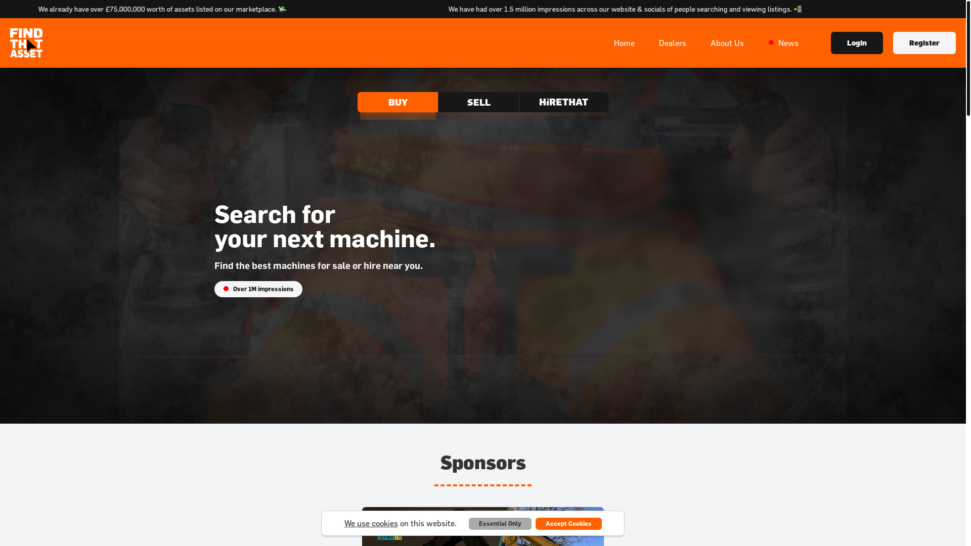 website screenshot of https://find-that-asset-public-website.pages.dev/