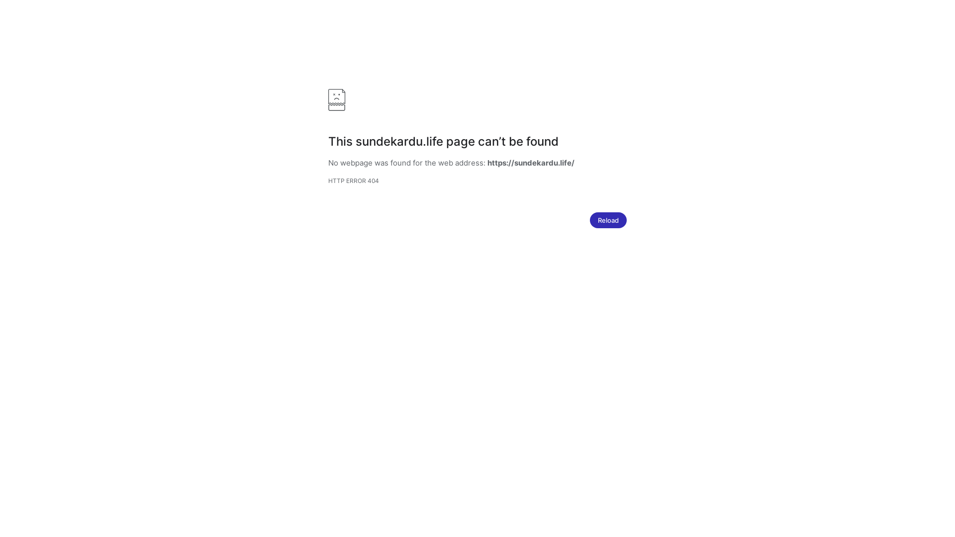 website screenshot of https://sundekardu.life/