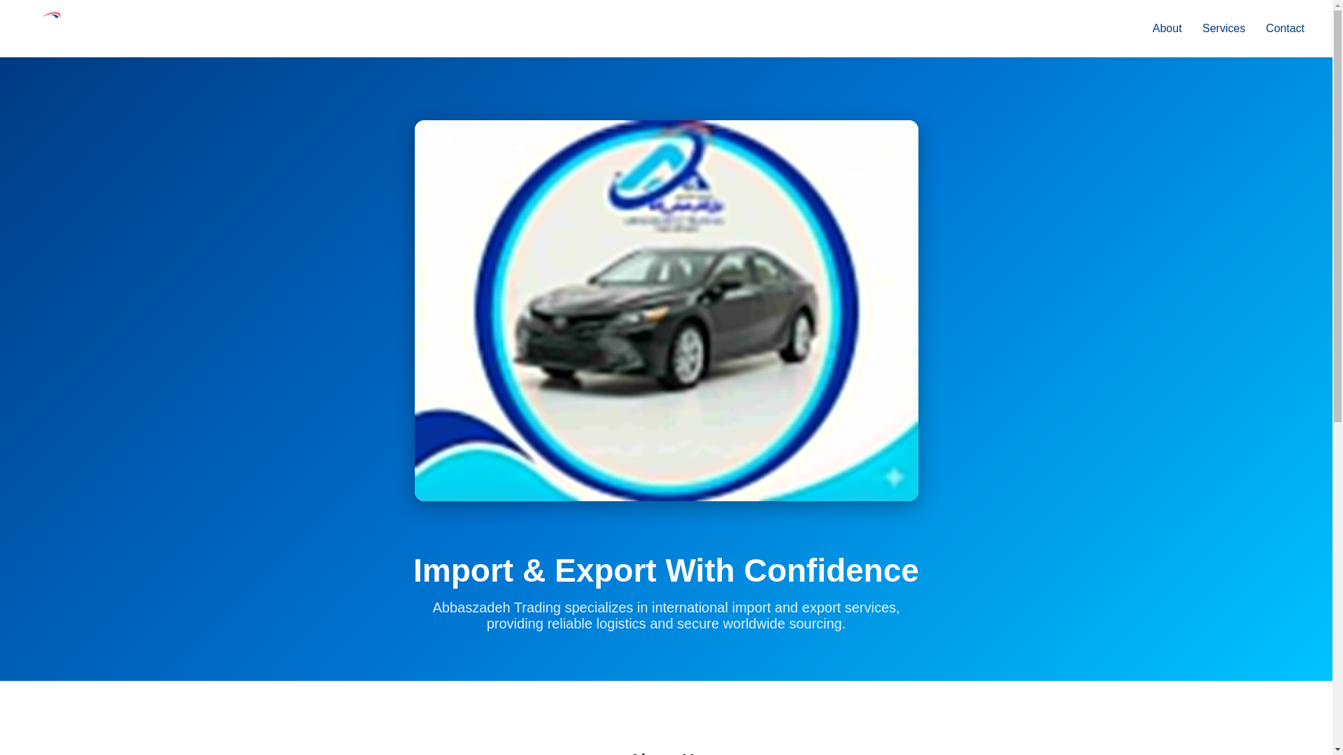 website screenshot of https://abbas-zadeh.com/