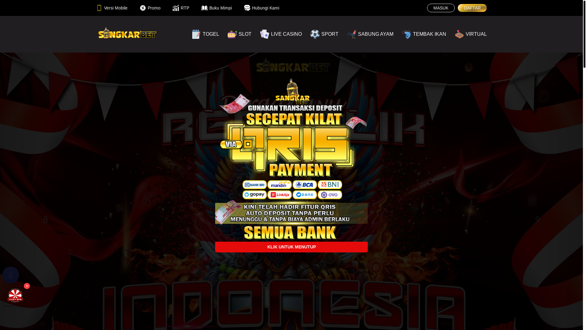 website screenshot of https://sangkarkamu.xyz/