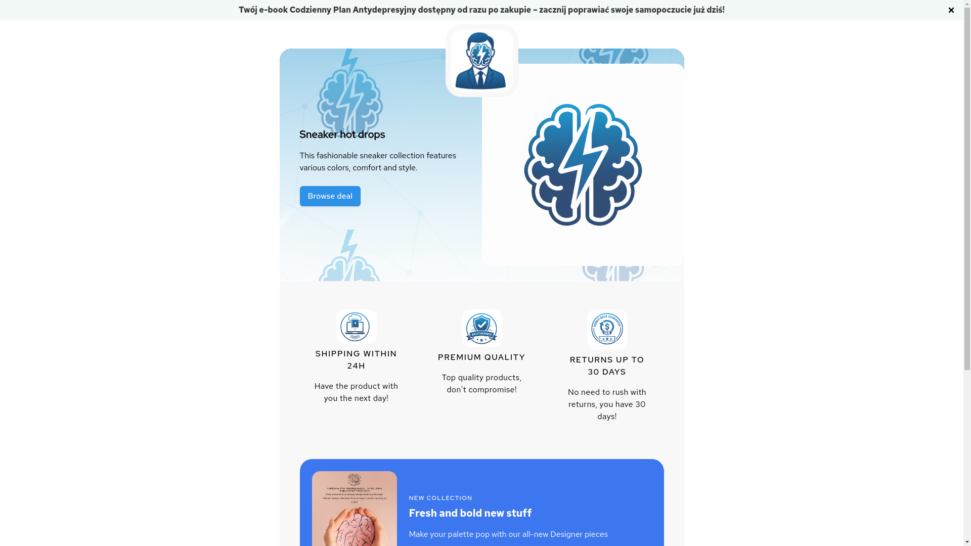 website screenshot of https://jakubmentalhealth.pl/