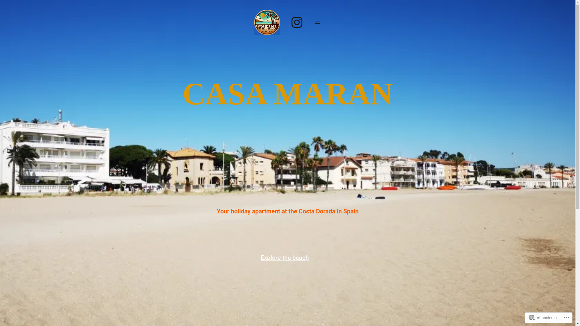 website screenshot of https://casa-maran.com/