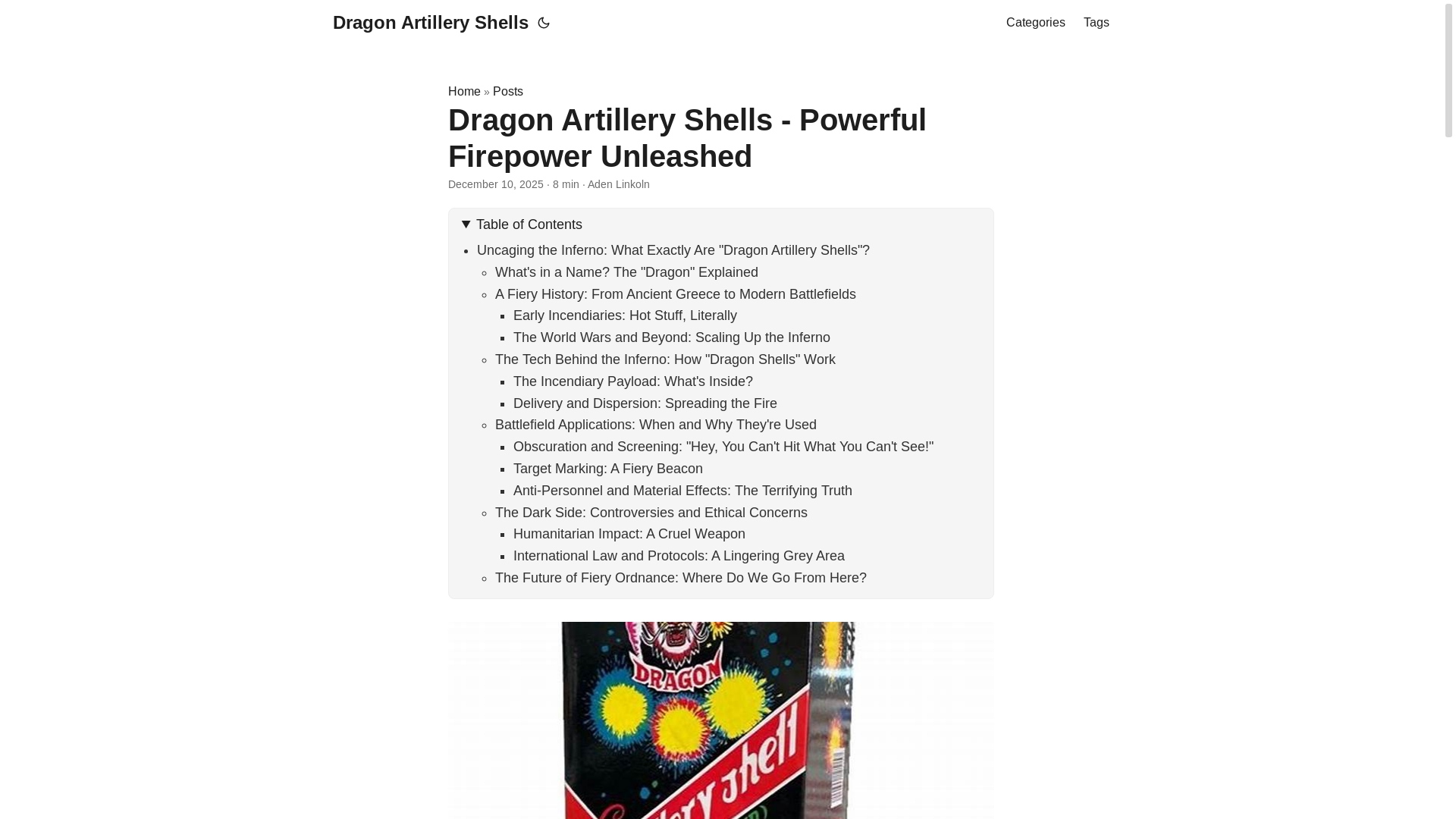 website screenshot of https://dragonartilleryshells3.pages.dev/