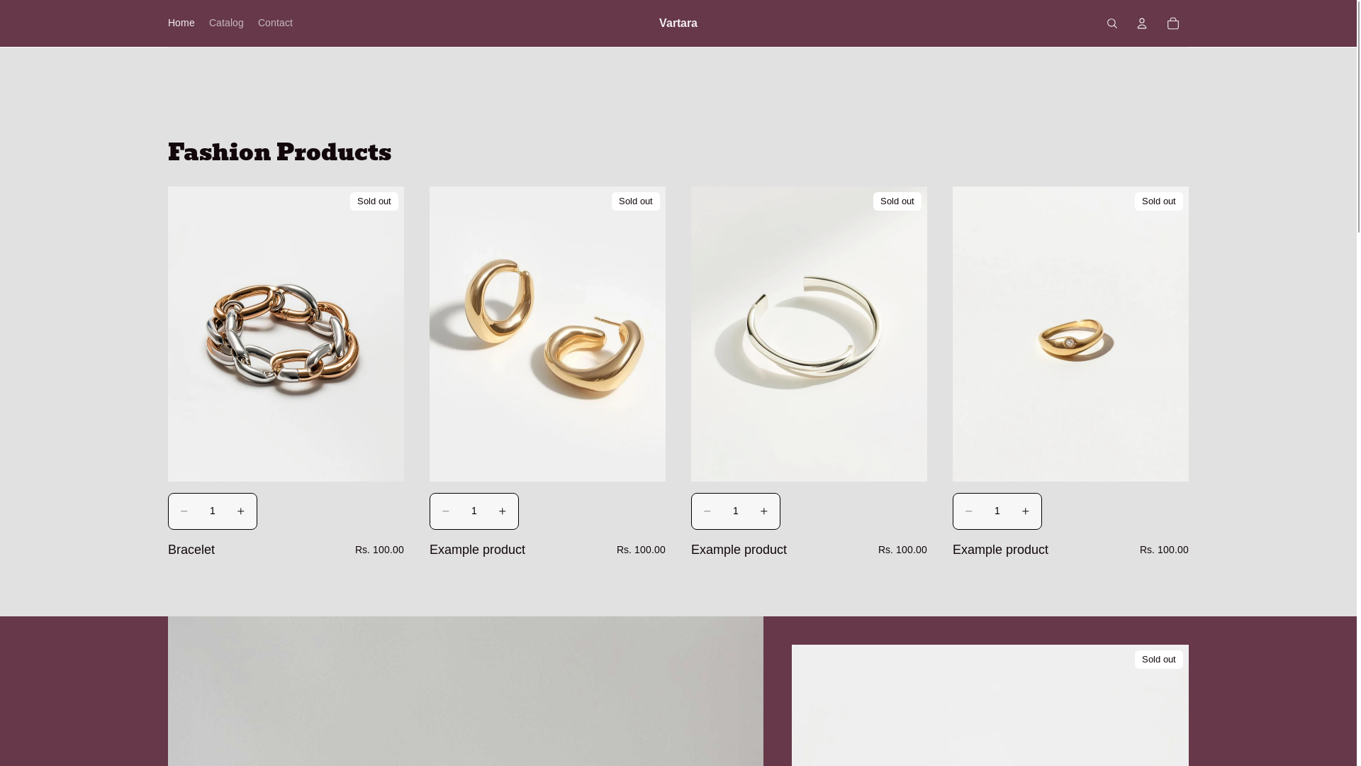 website screenshot of https://vartara.com/