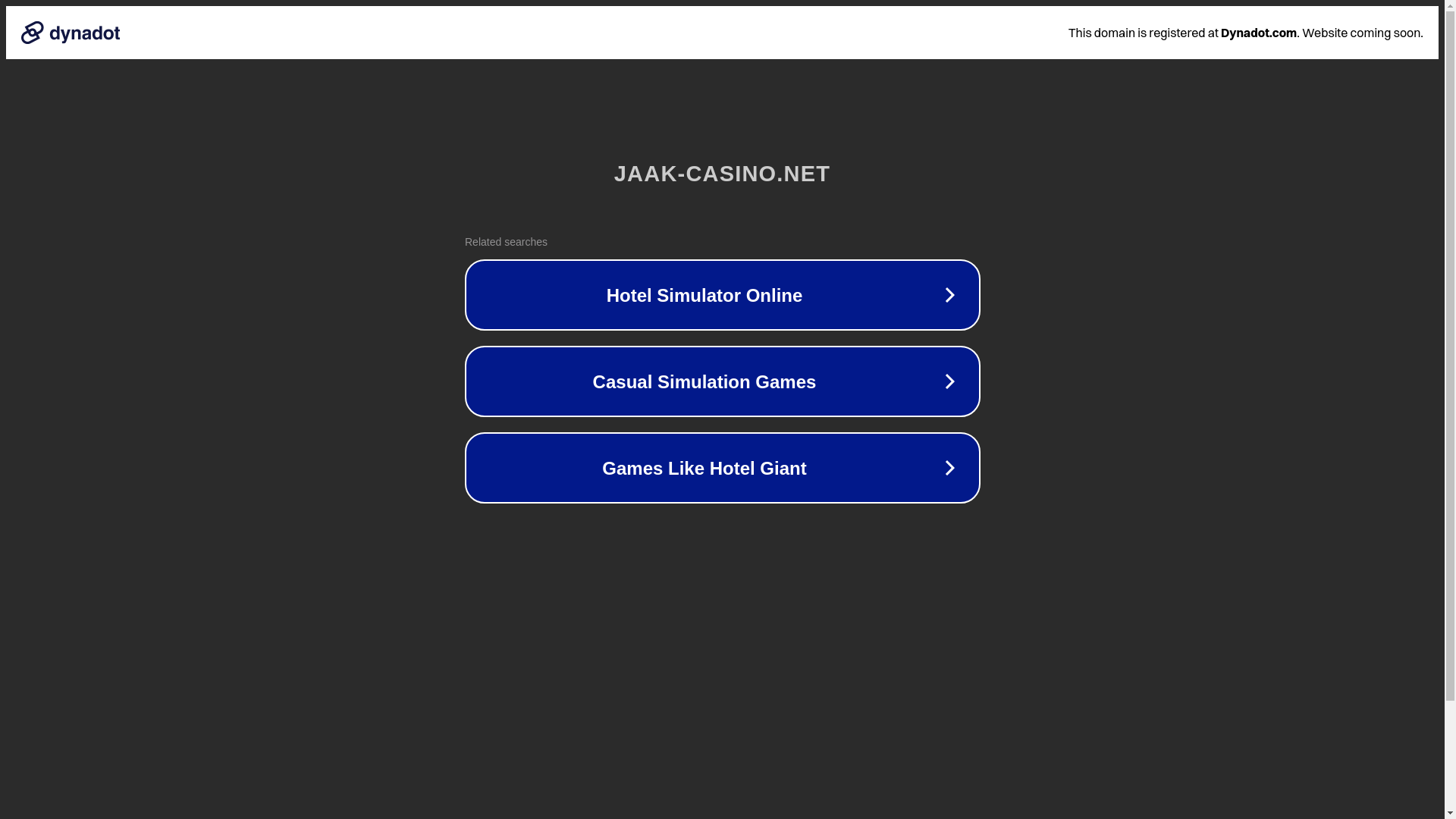 website screenshot of https://jaak-casino.net/