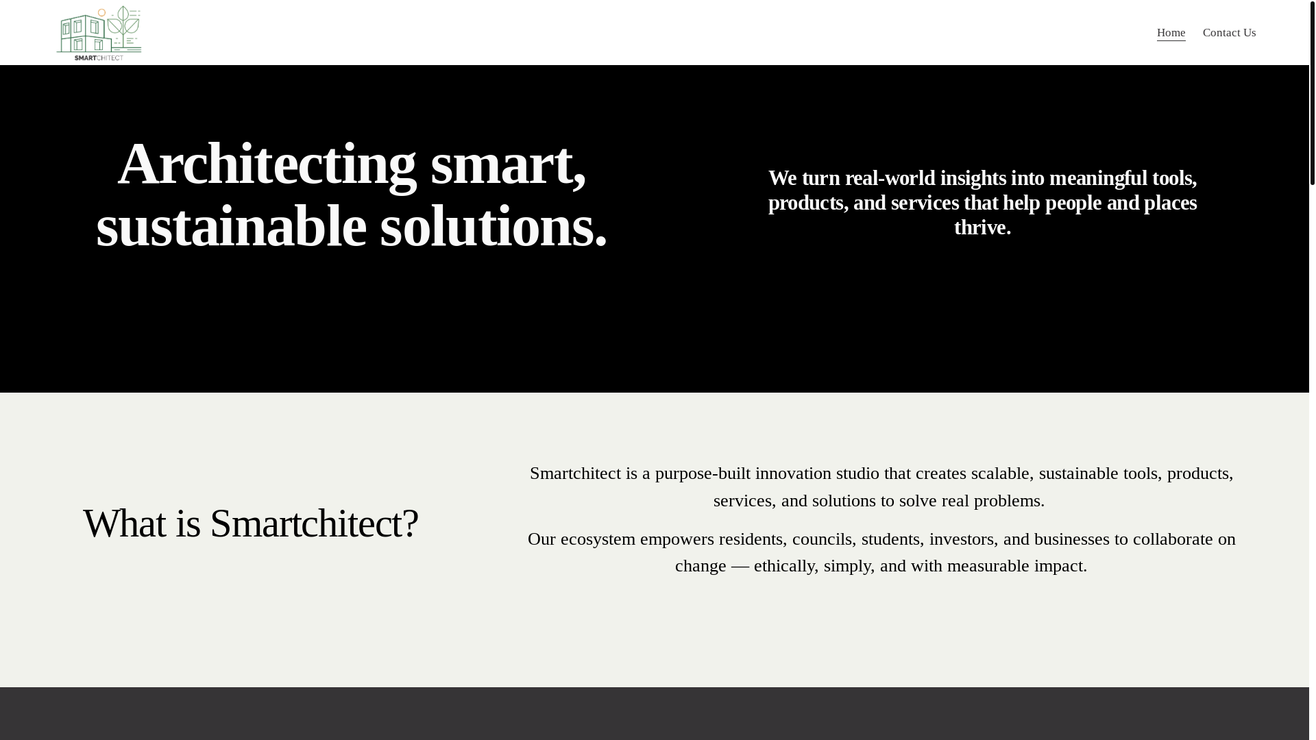 website screenshot of https://smartchitect.com.au/