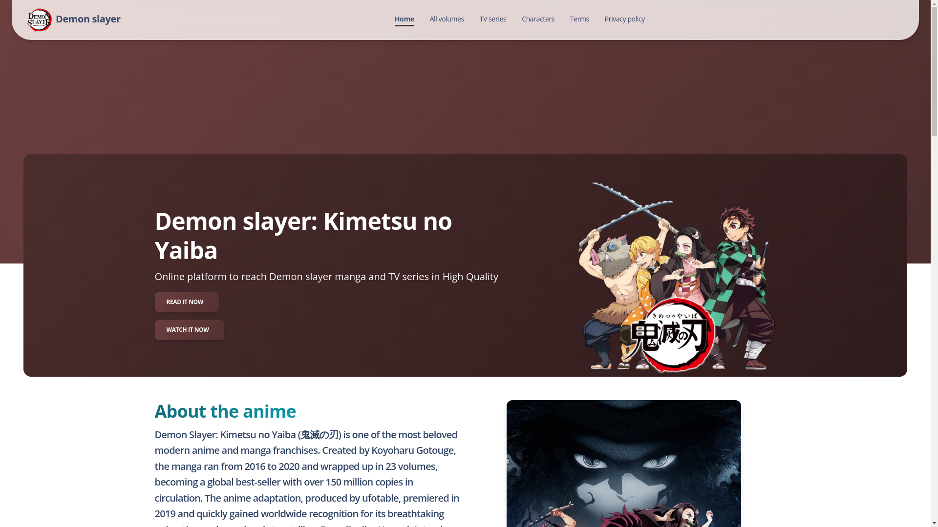 website screenshot of https://testmanga.pages.dev/