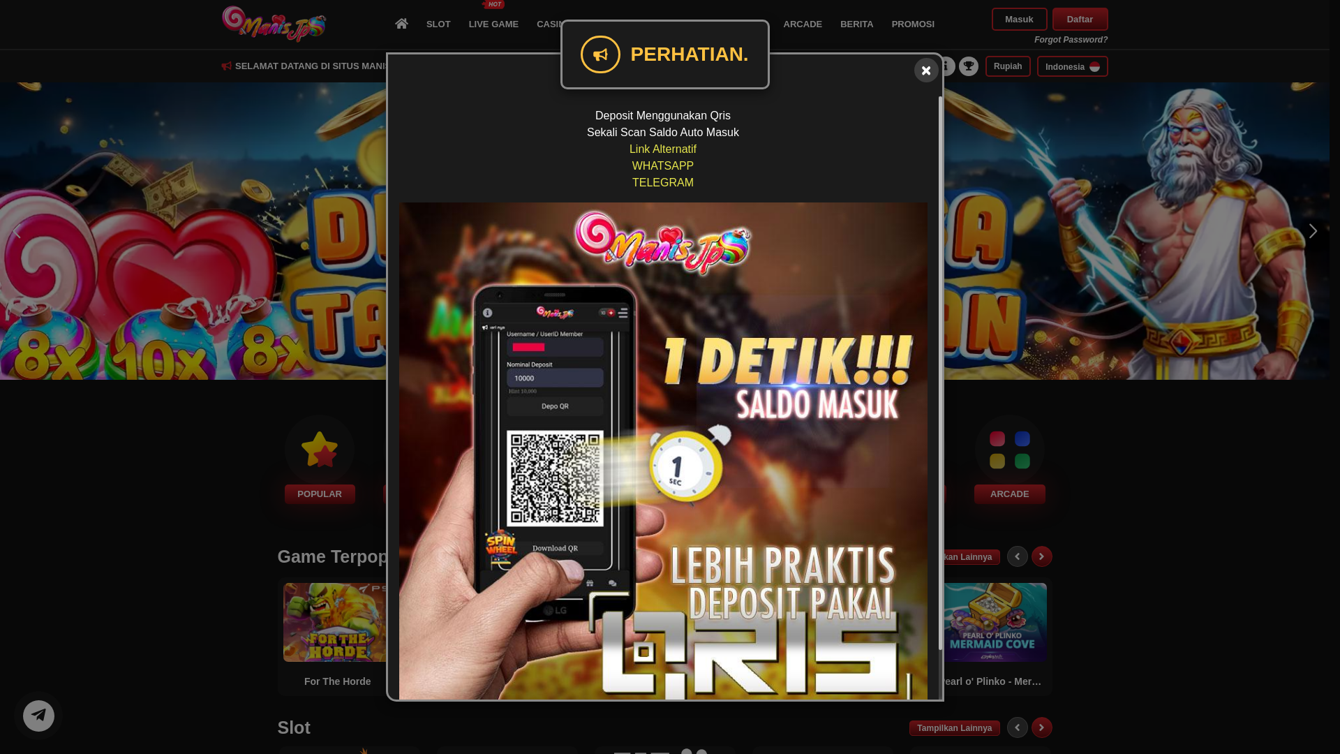 website screenshot of https://manisjp.life/