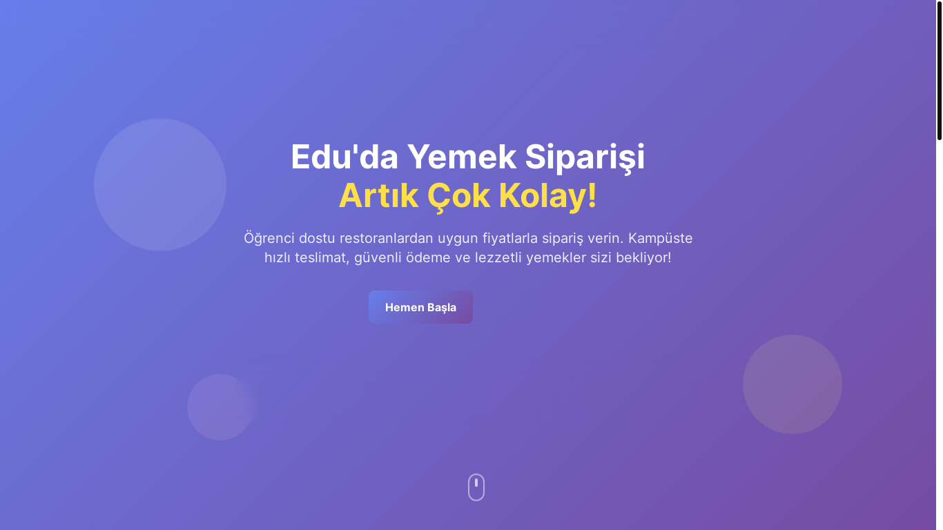 website screenshot of https://eduyemek.com/