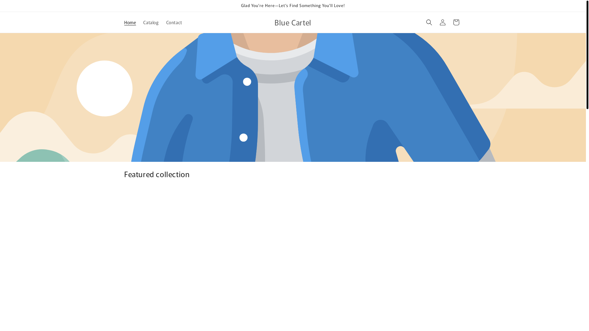 website screenshot of https://bluemarket99.store/