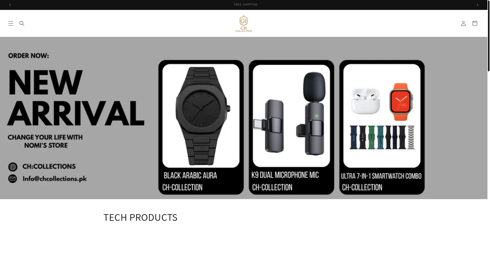 website screenshot of https://chcollection.site/