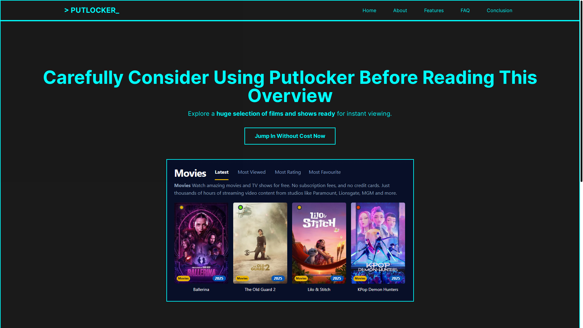 website screenshot of https://putlocker-j2xn.pages.dev/