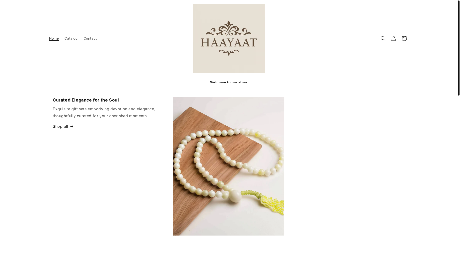 website screenshot of https://haayaat.co.uk/