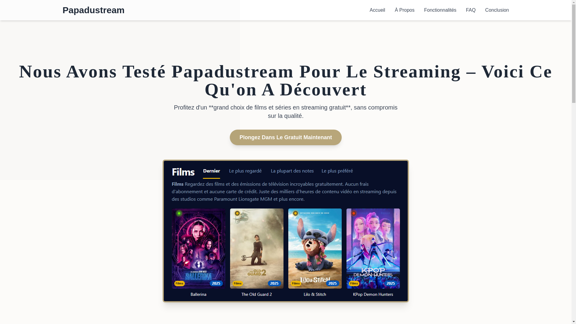website screenshot of https://papadustream-ritz.pages.dev/