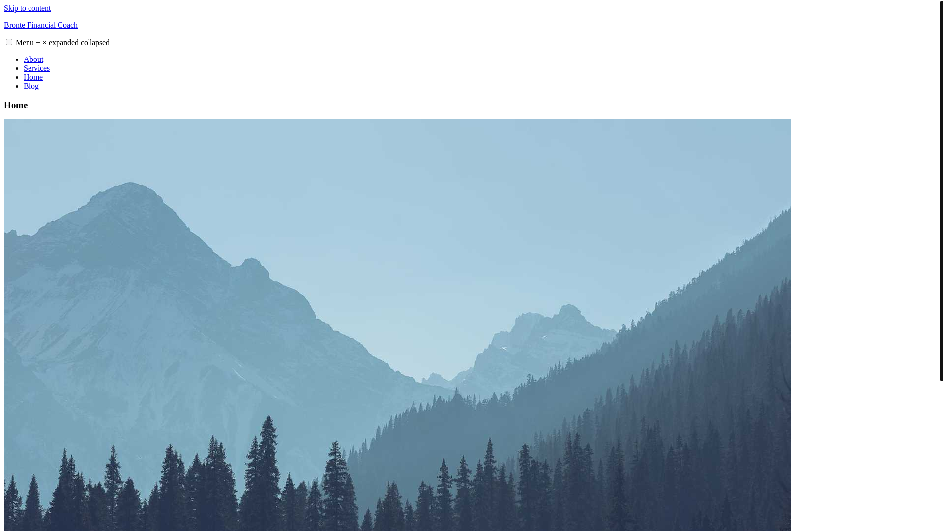 website screenshot of https://brontefinancial.coach/