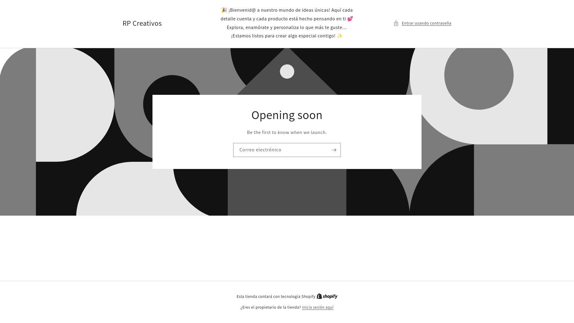 website screenshot of https://rpcreativos.com/
