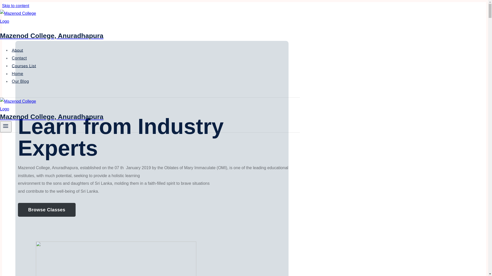 website screenshot of https://thinklab.lk/