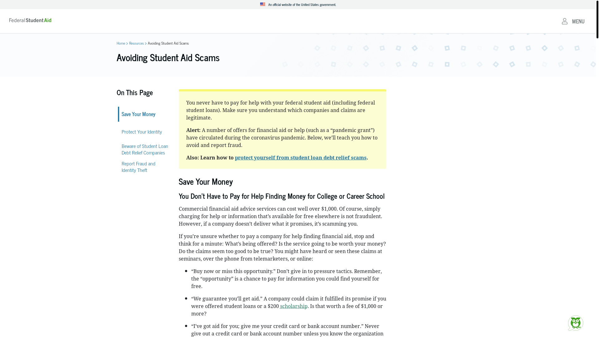website screenshot of https://rttrack.mail.studentaid.gov/r/?id=h502fe4bf,da83558,20dccd7
