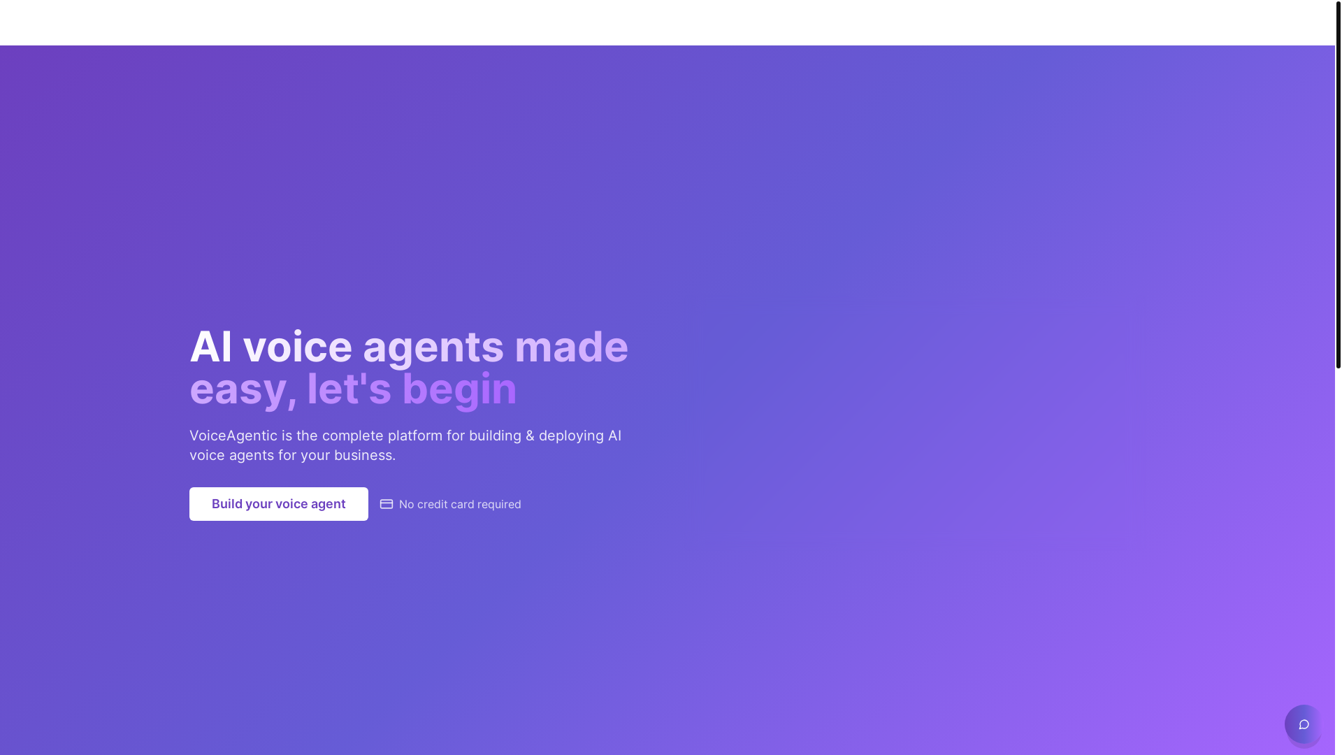 website screenshot of https://voiceagentic.io/