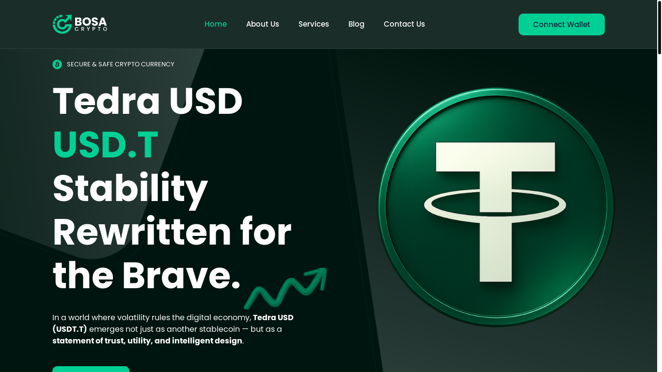 website screenshot of https://tedrausd.com/