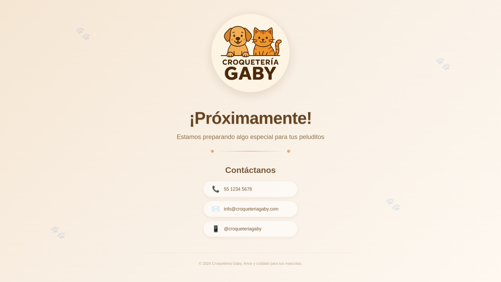 website screenshot of https://croqueteriagaby.com/