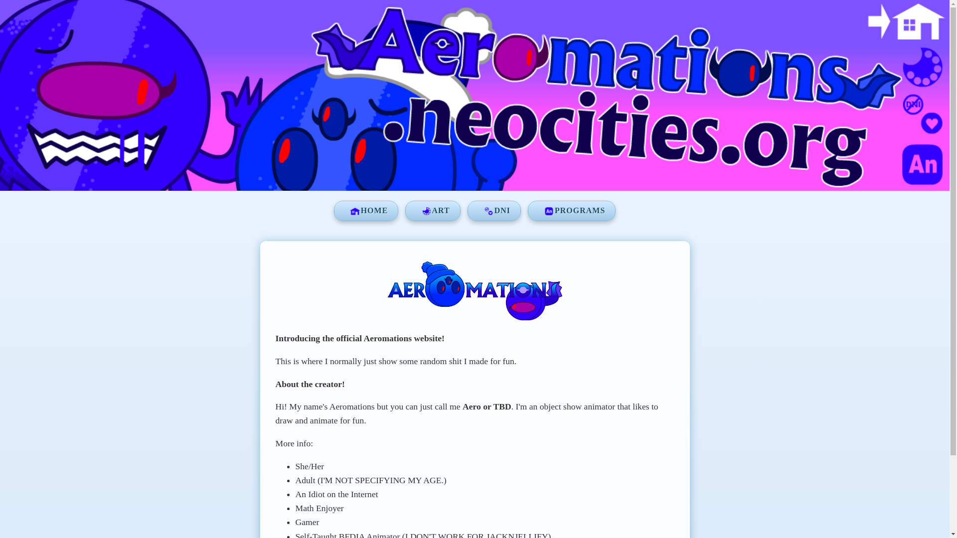 website screenshot of https://aeromations.pages.dev/