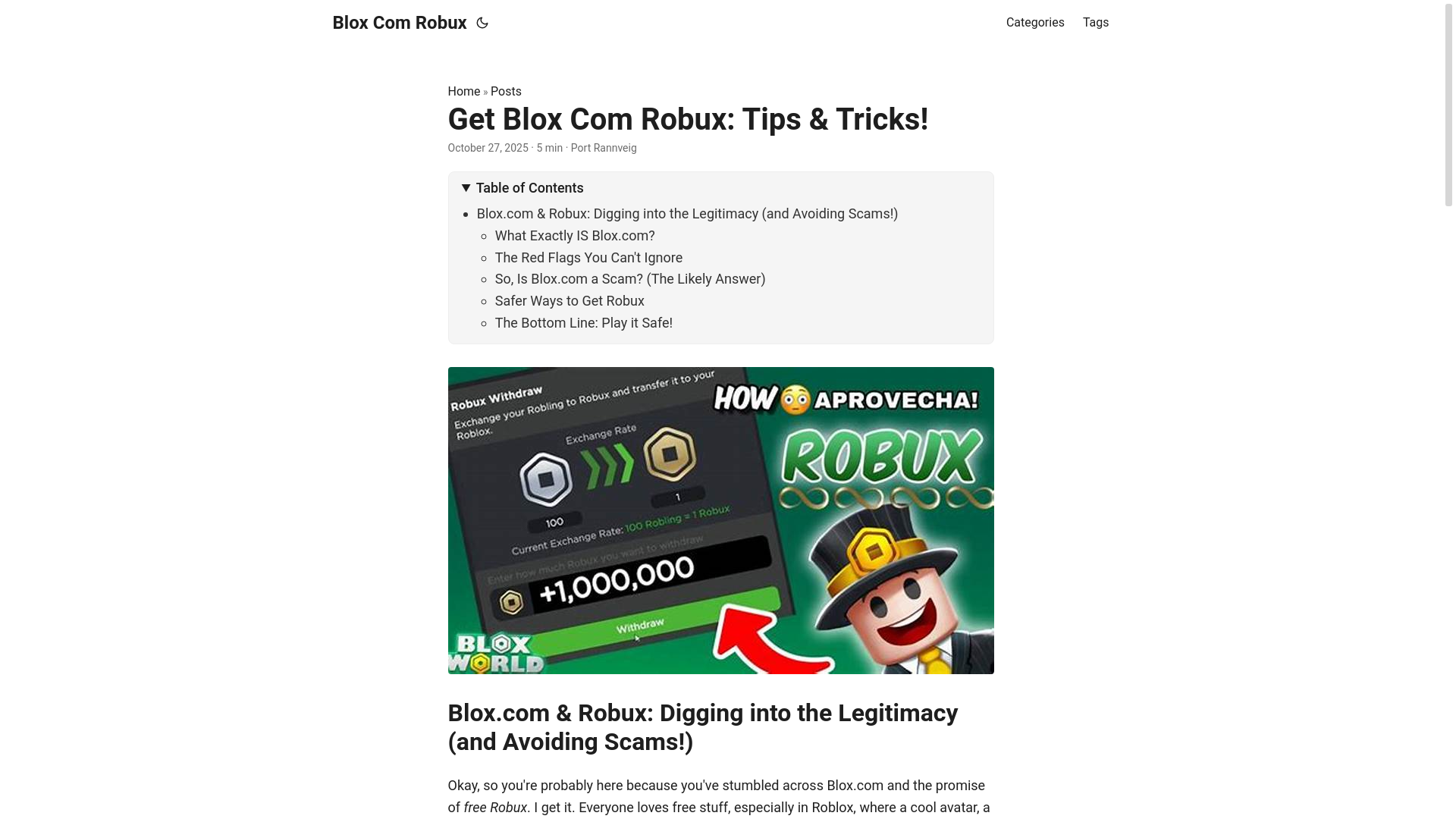 website screenshot of https://blox-com-robux.pages.dev/