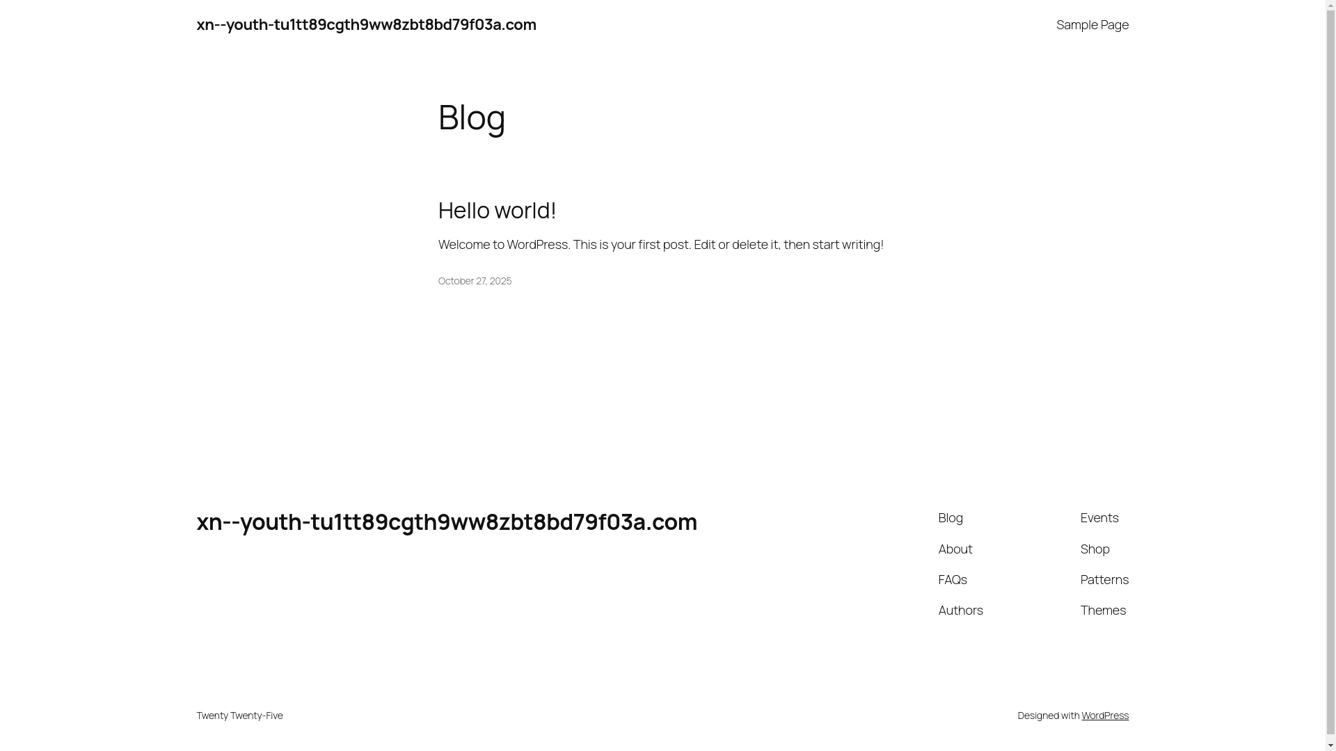 website screenshot of https://xn--youth-tu1tt89cgth9ww8zbt8bd79f03a.com/