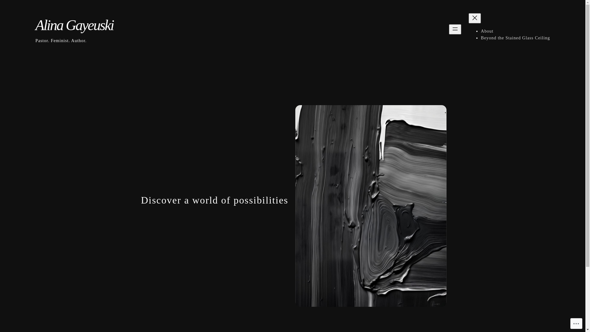 website screenshot of https://alinagayeuski.com/
