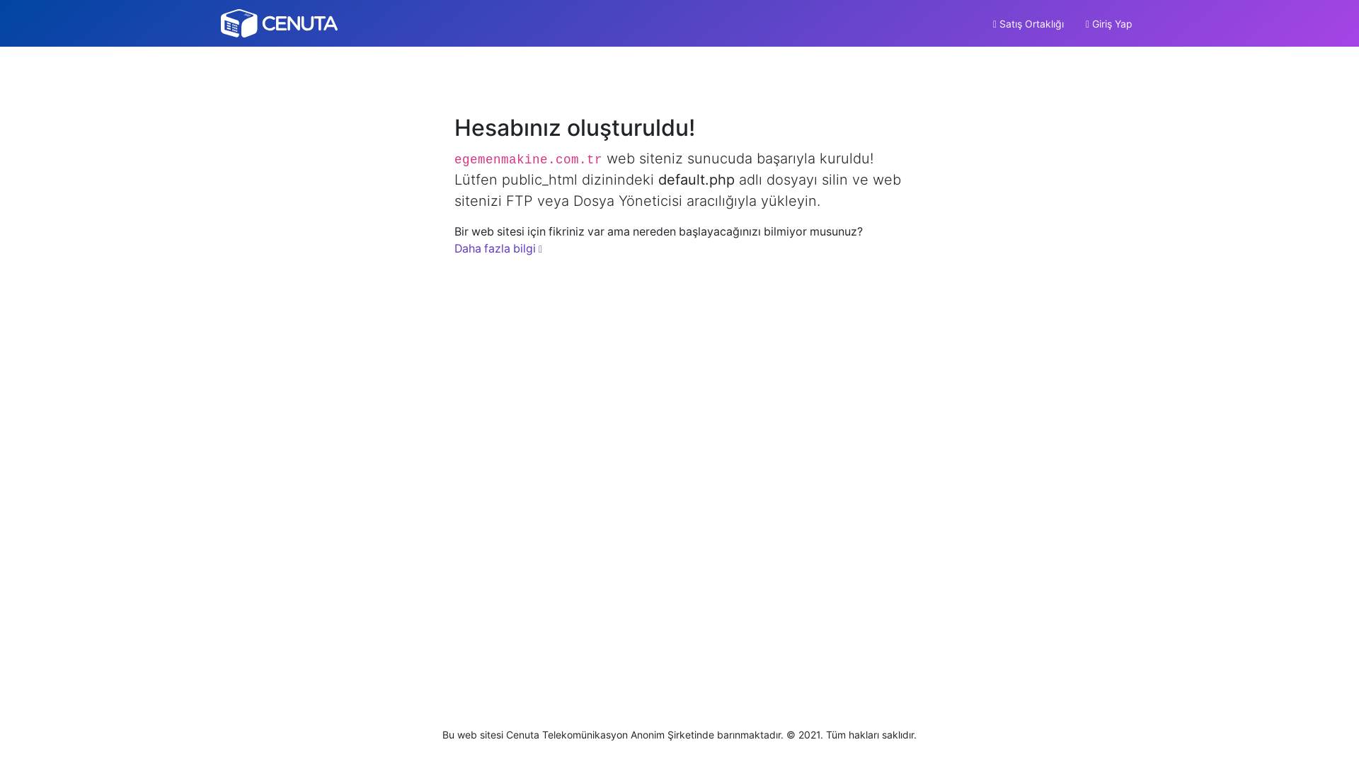 website screenshot of https://egemenmakine.com.tr/
