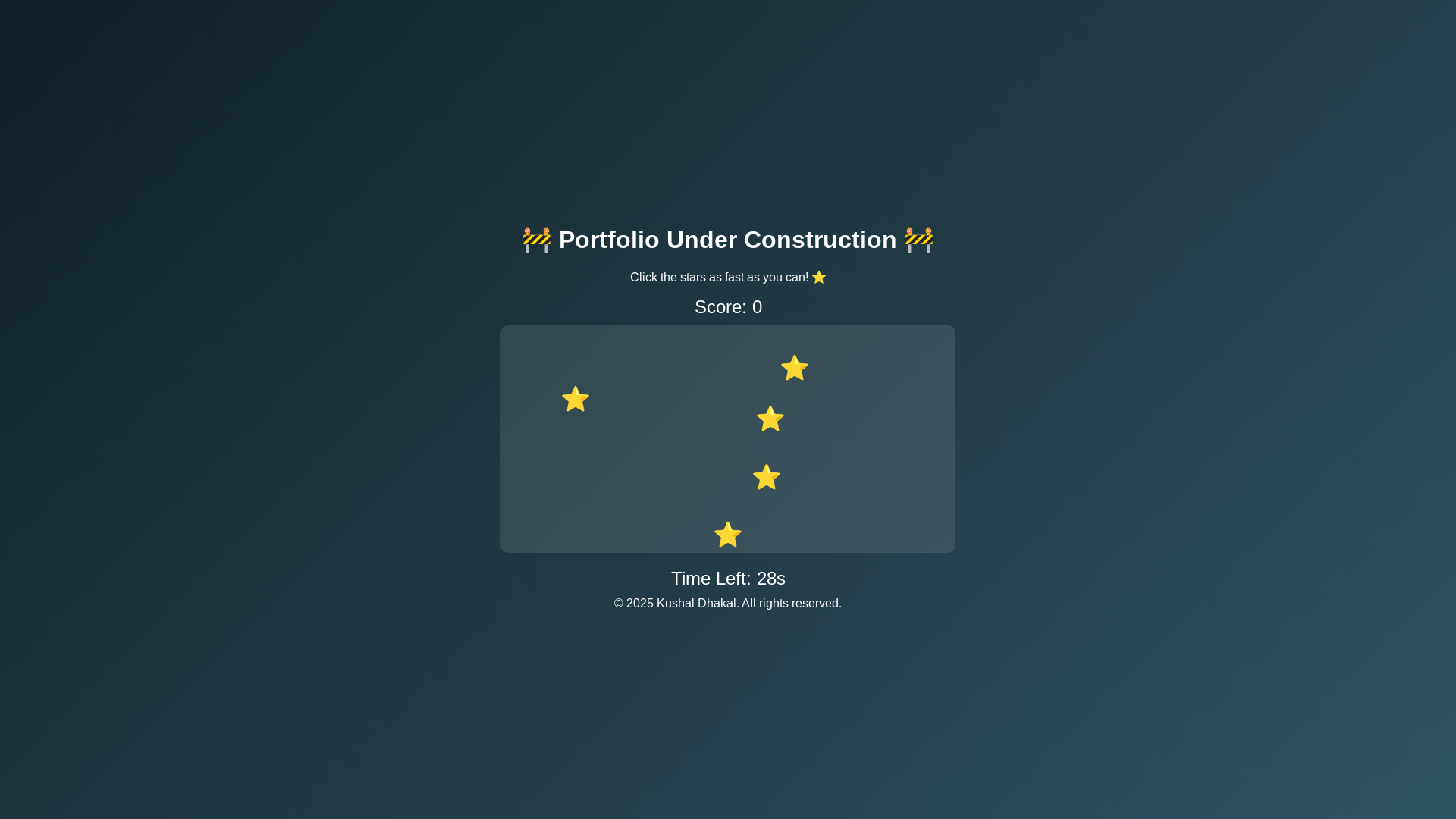 website screenshot of https://kushaldhakal.pages.dev/