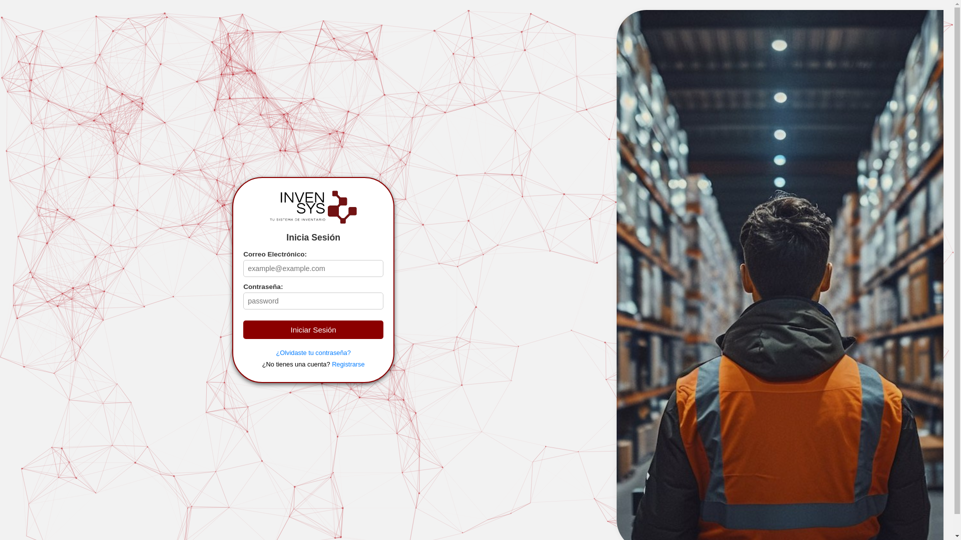 website screenshot of https://invensys-test.es/