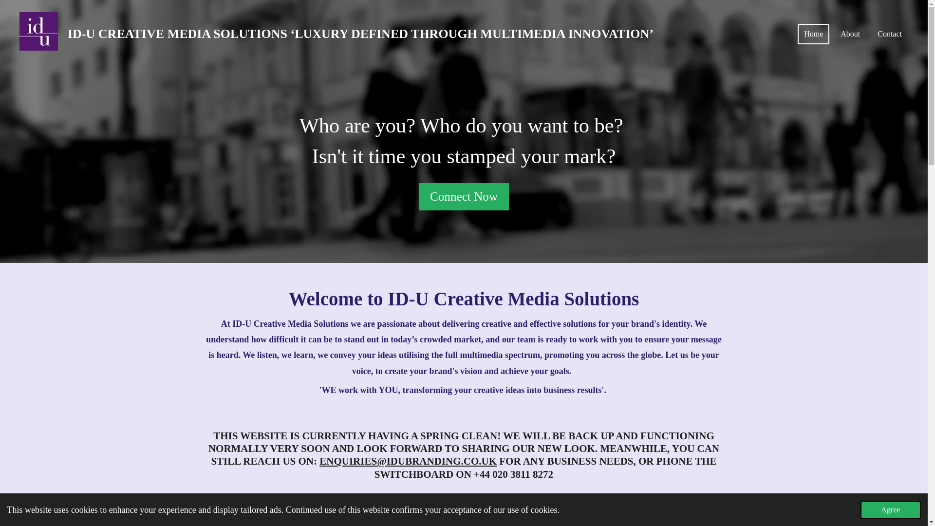 website screenshot of https://iducreativemediasolutions.co.uk/
