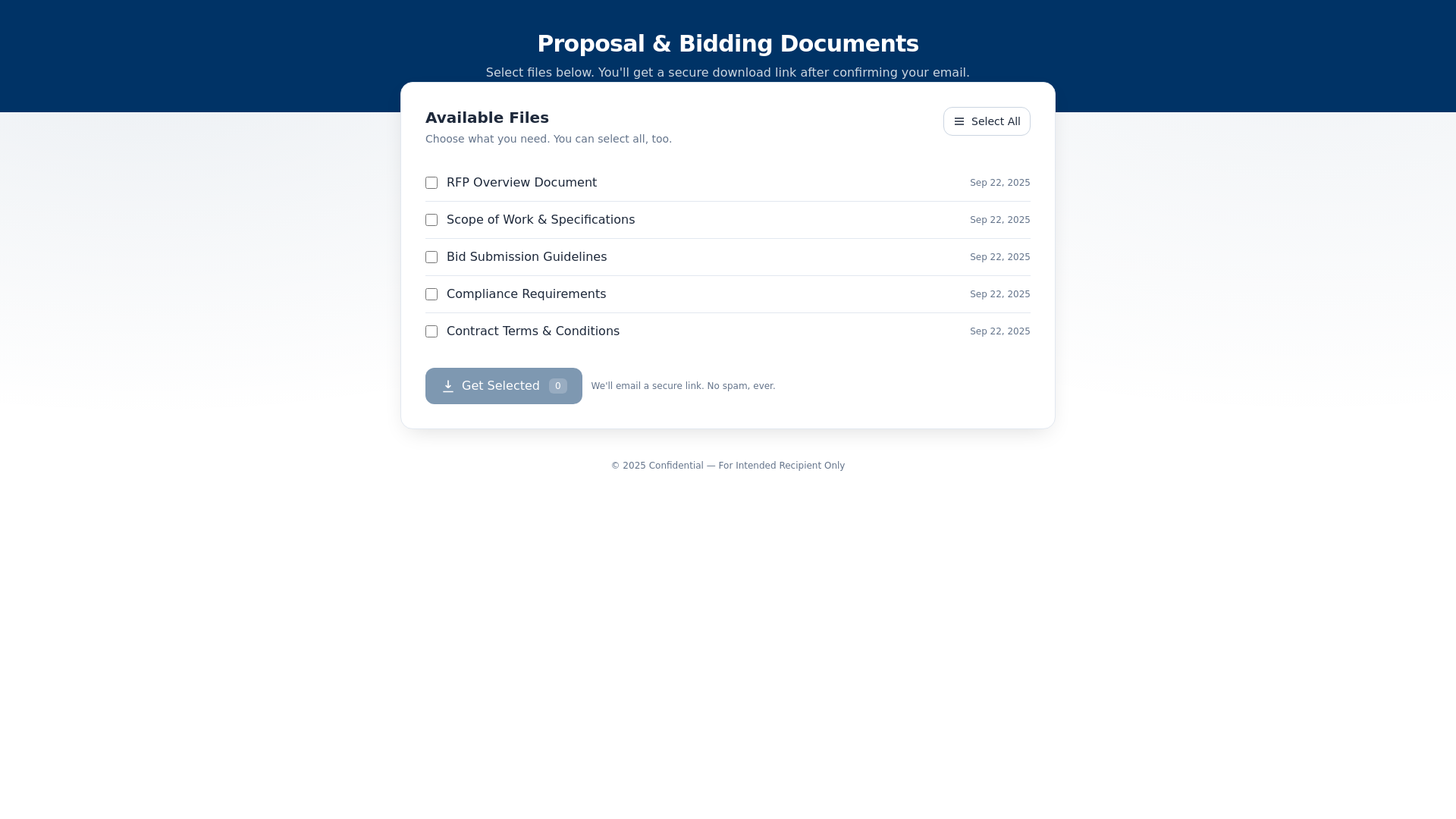 website screenshot of https://auth-externalclientshare.com/sharepoint/projects/