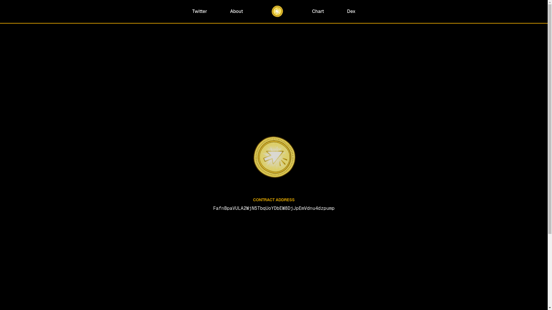 website screenshot of https://theclickcoin.fun/