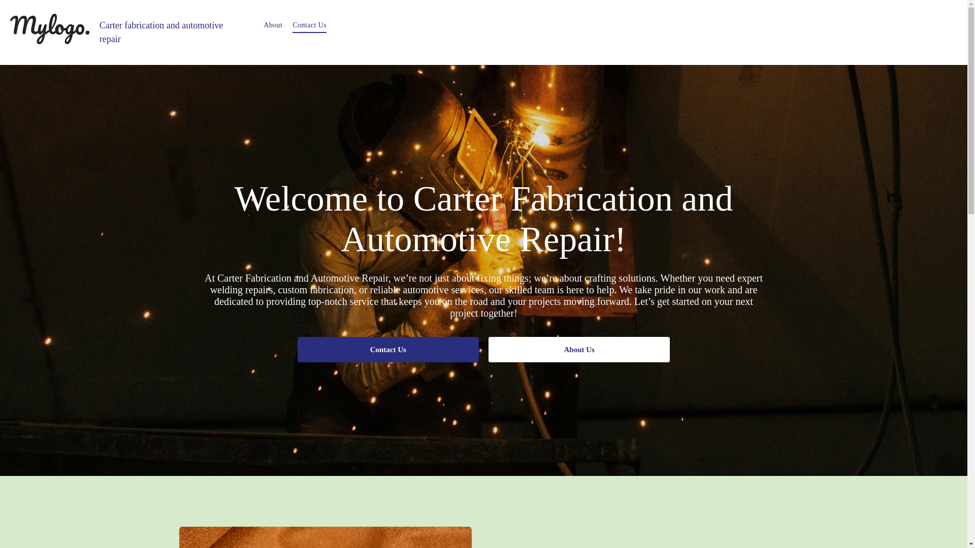 website screenshot of https://cartersfabrication.com/