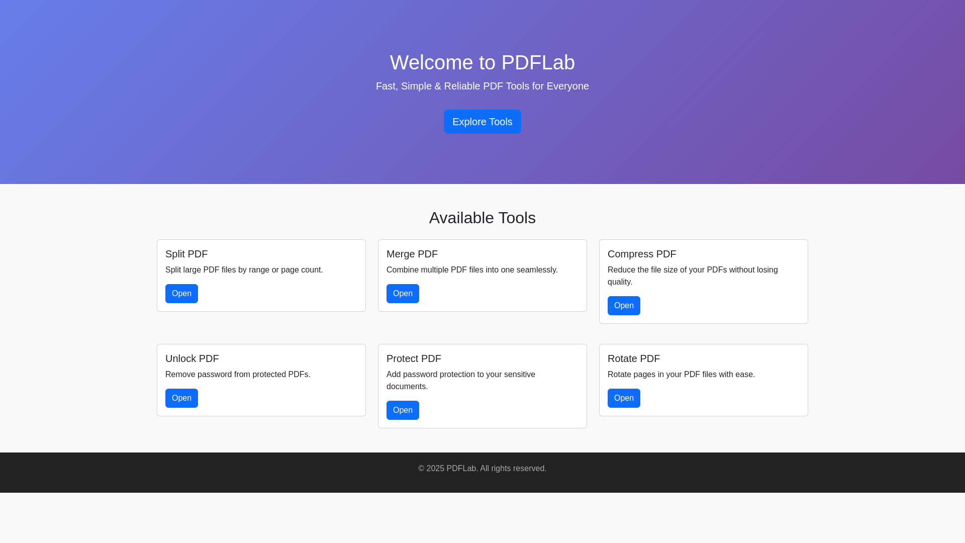 website screenshot of https://quickpdf-c8p.pages.dev/