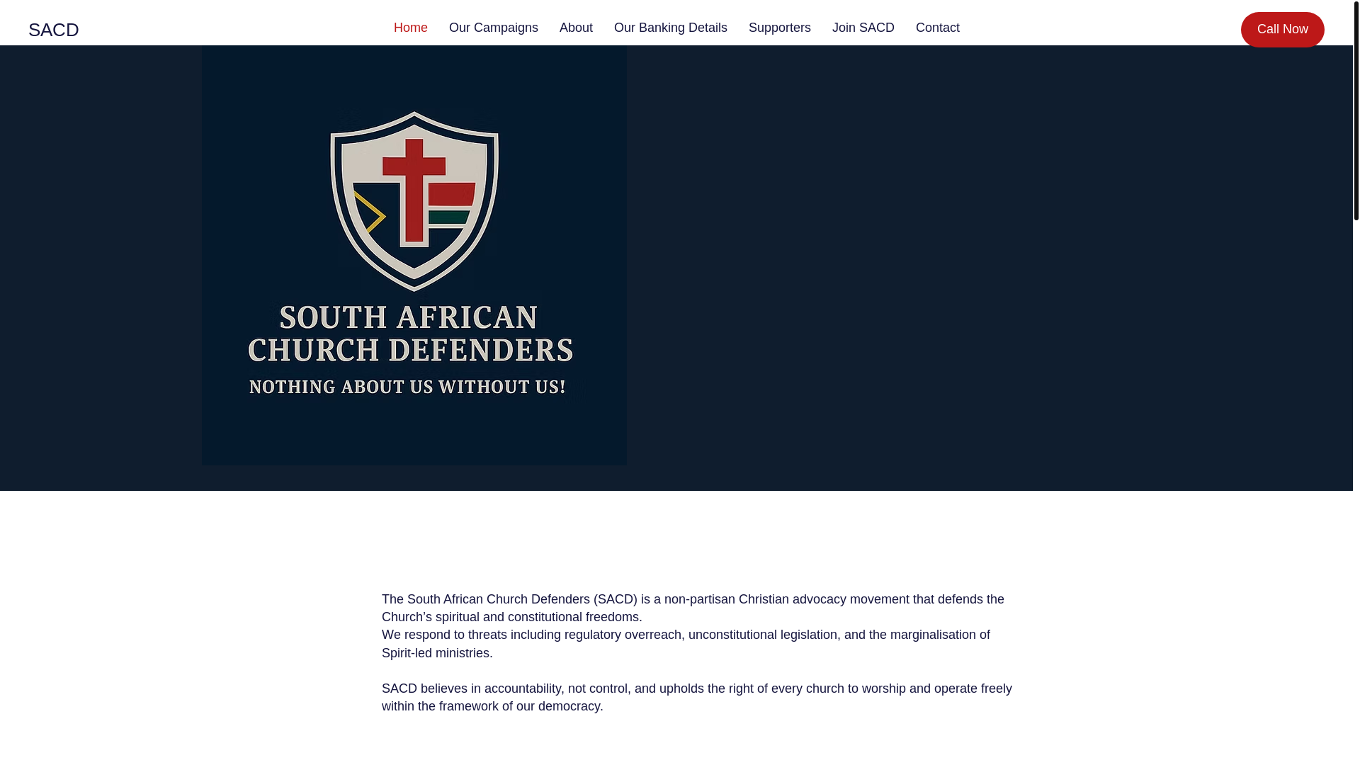 website screenshot of https://sachurchdefenders.org/