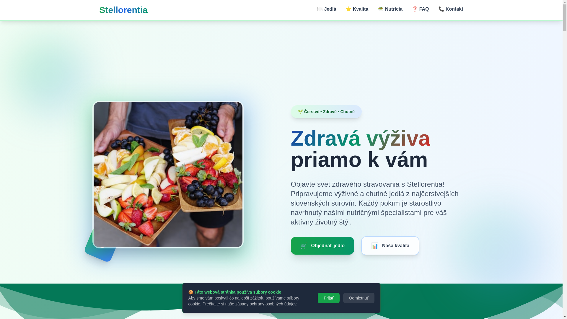 website screenshot of https://stellorentia.eu/