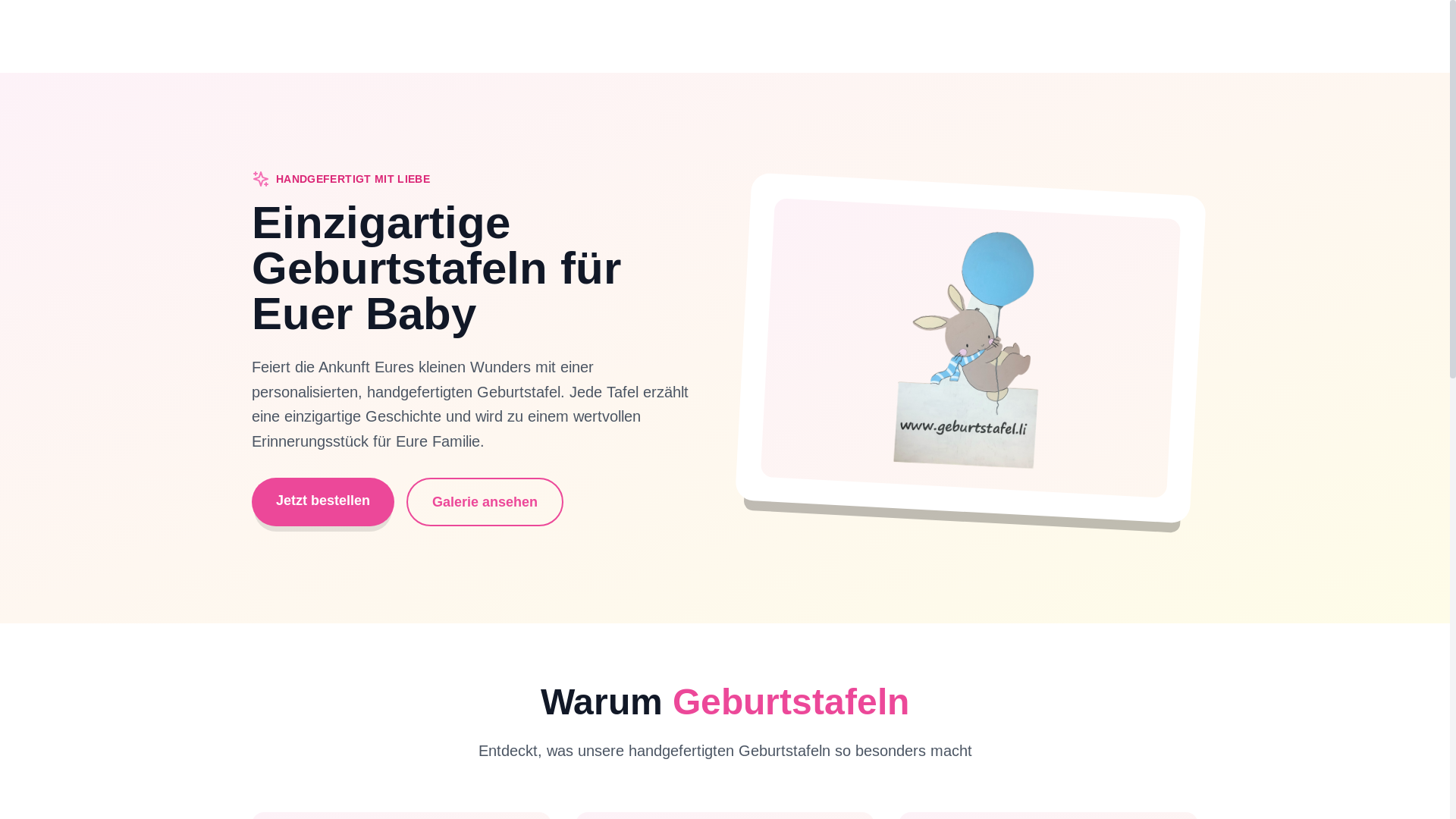website screenshot of https://geburtstafel-website.pages.dev/