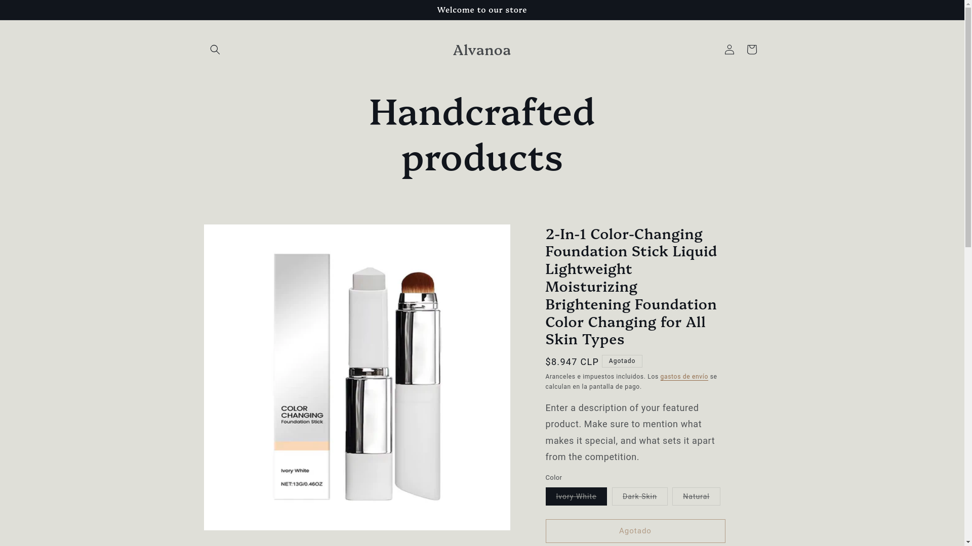 website screenshot of https://alvanoa.com/