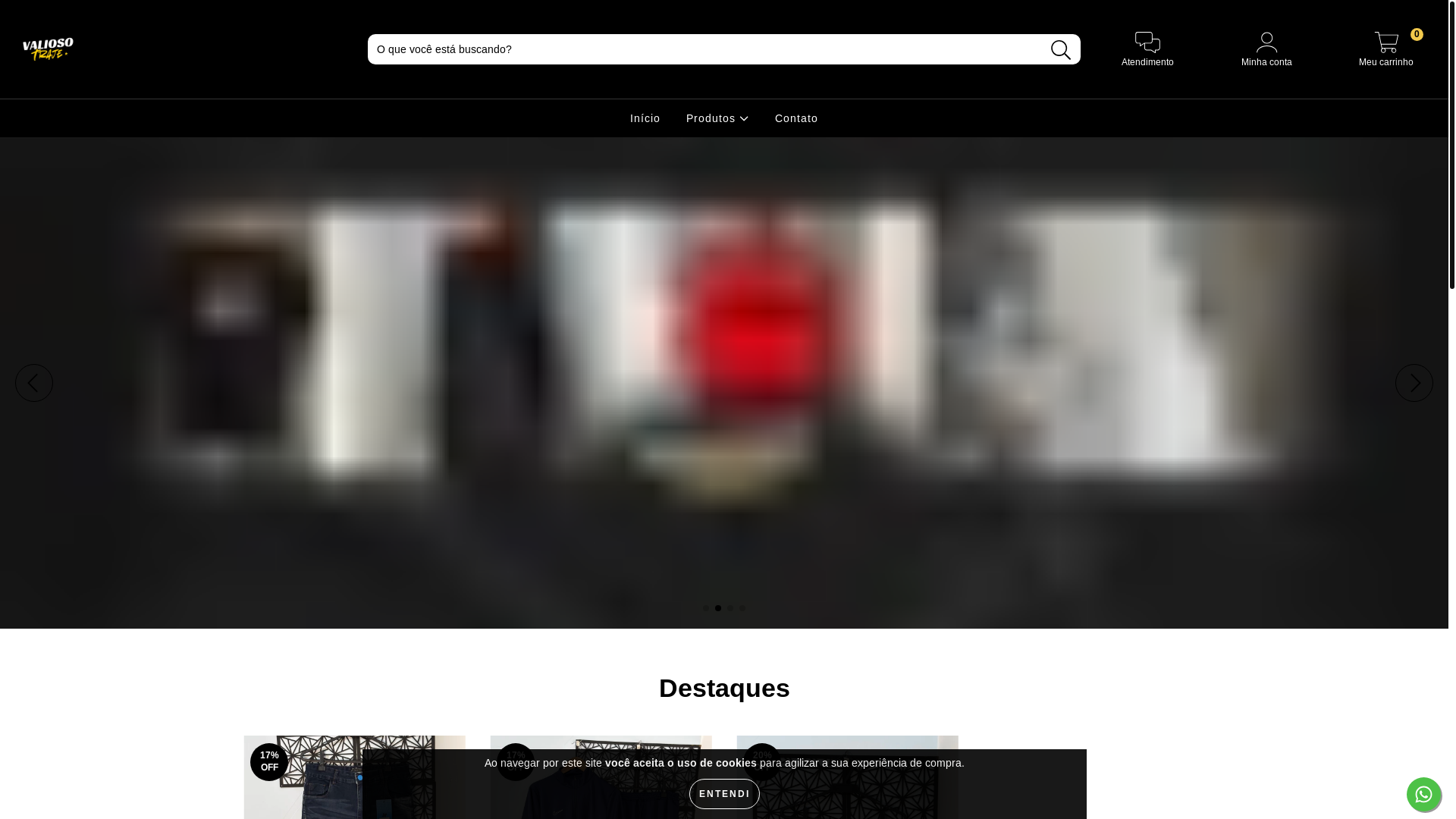 website screenshot of https://valiosotraje.com.br/