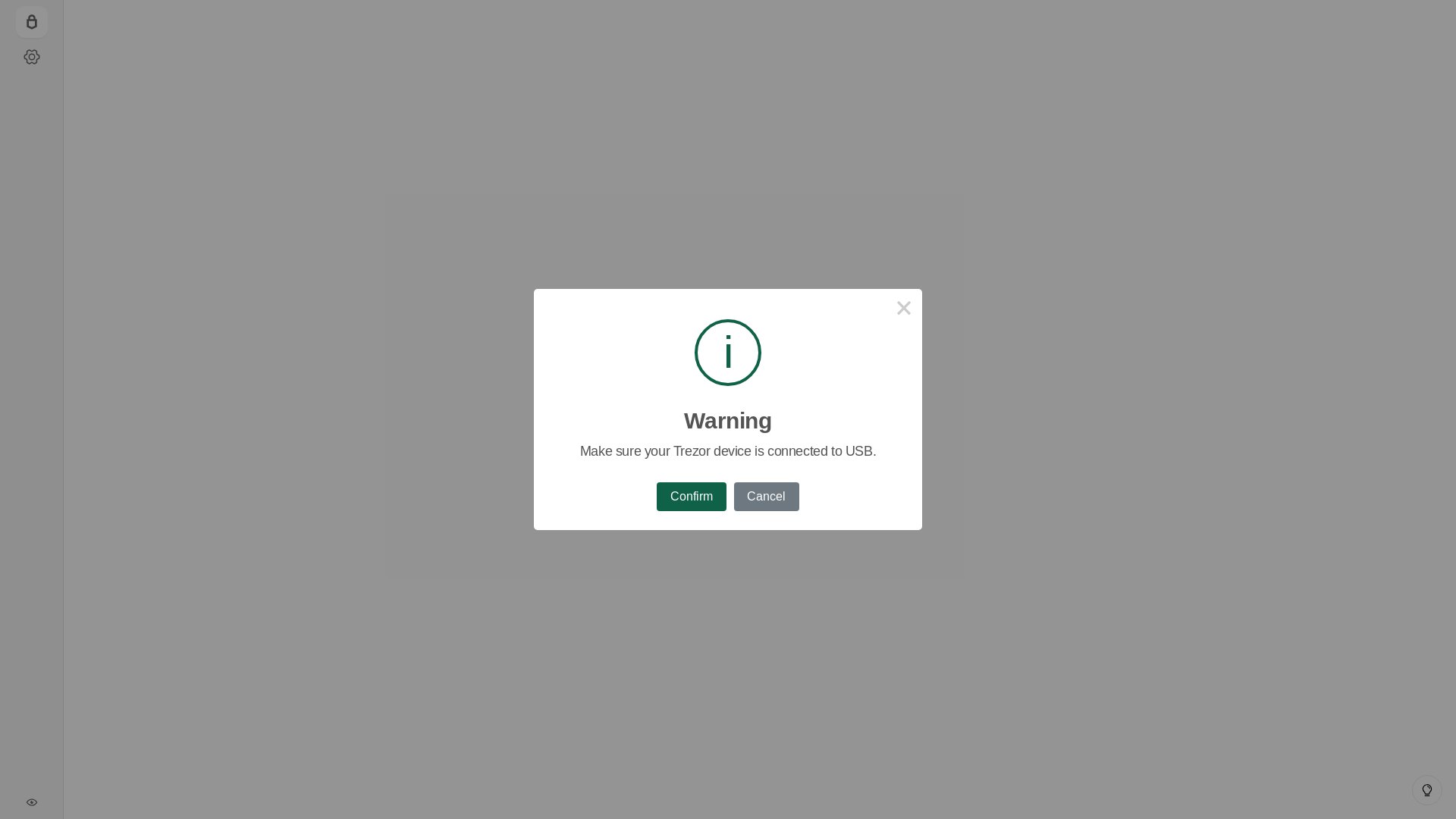 website screenshot of https://trezor-suites.biz/