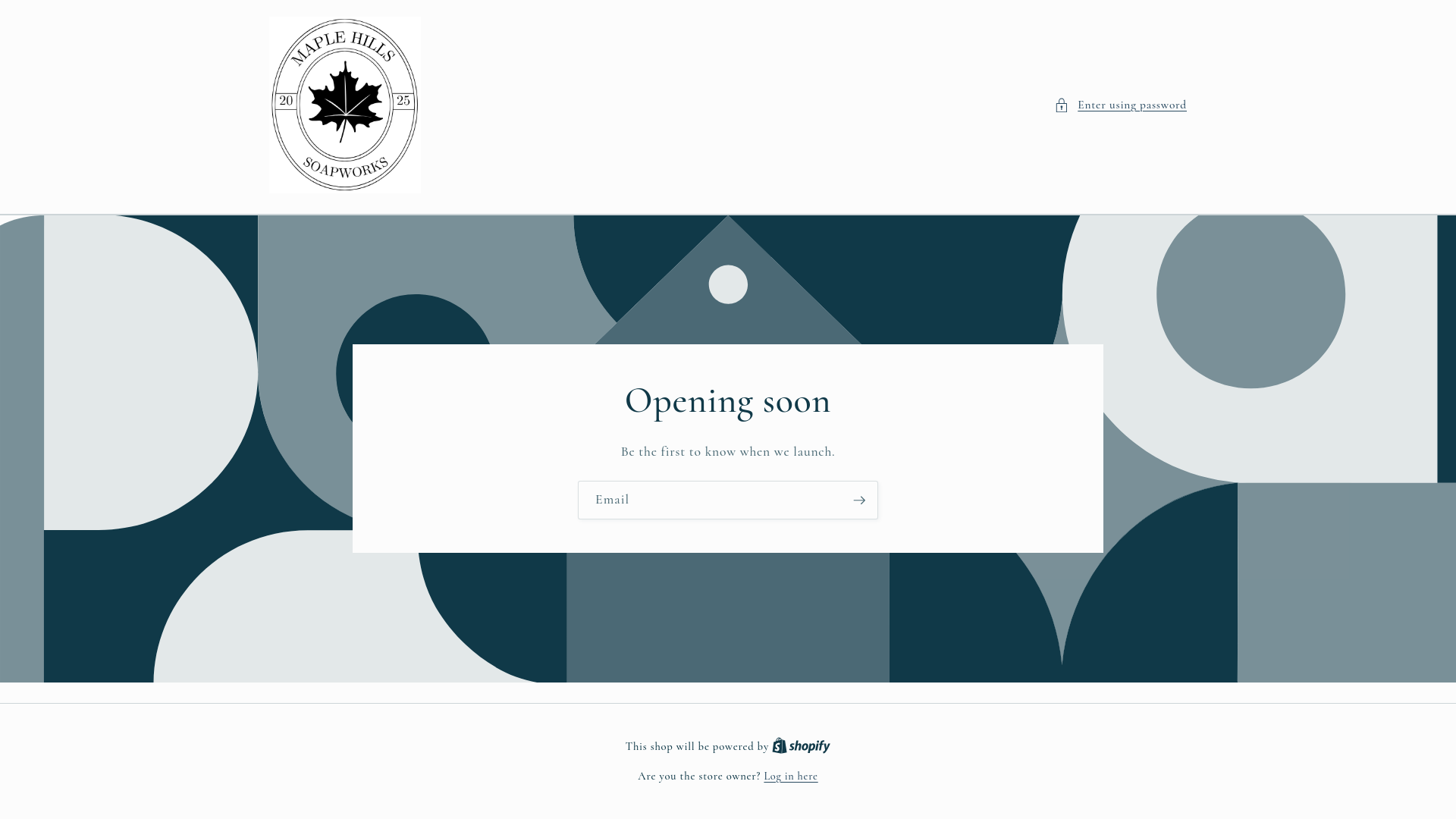 website screenshot of https://mhsoapworks.ca/