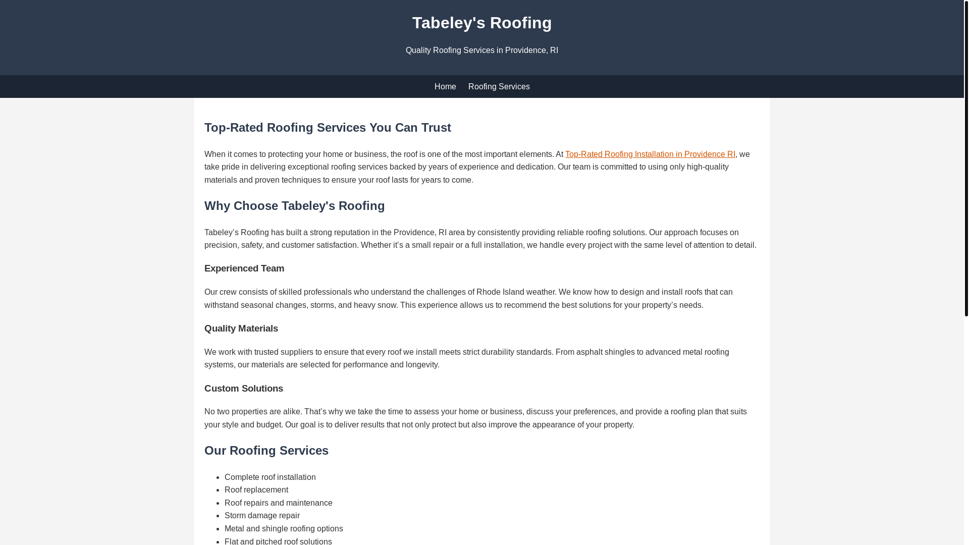 website screenshot of https://best-roofing-installation-service.pages.dev/