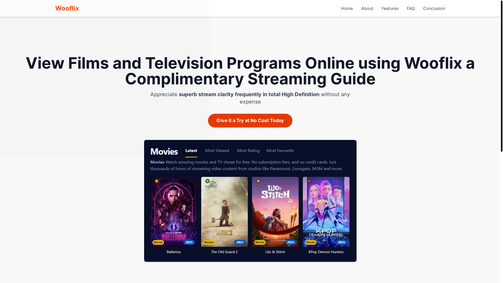 website screenshot of https://wooflix-4mn6-gtk.pages.dev/