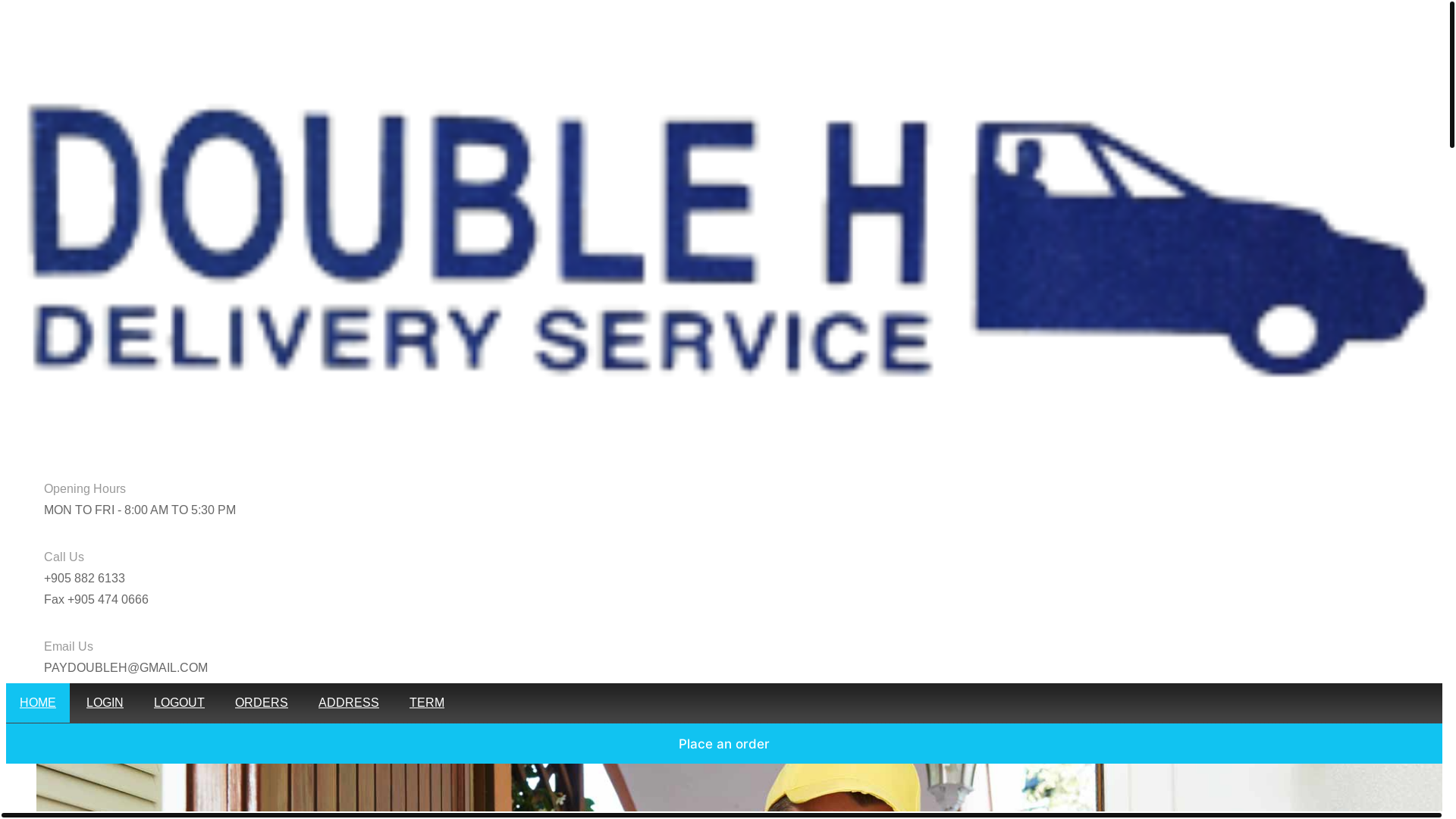 website screenshot of https://double-h-delivery.pages.dev/