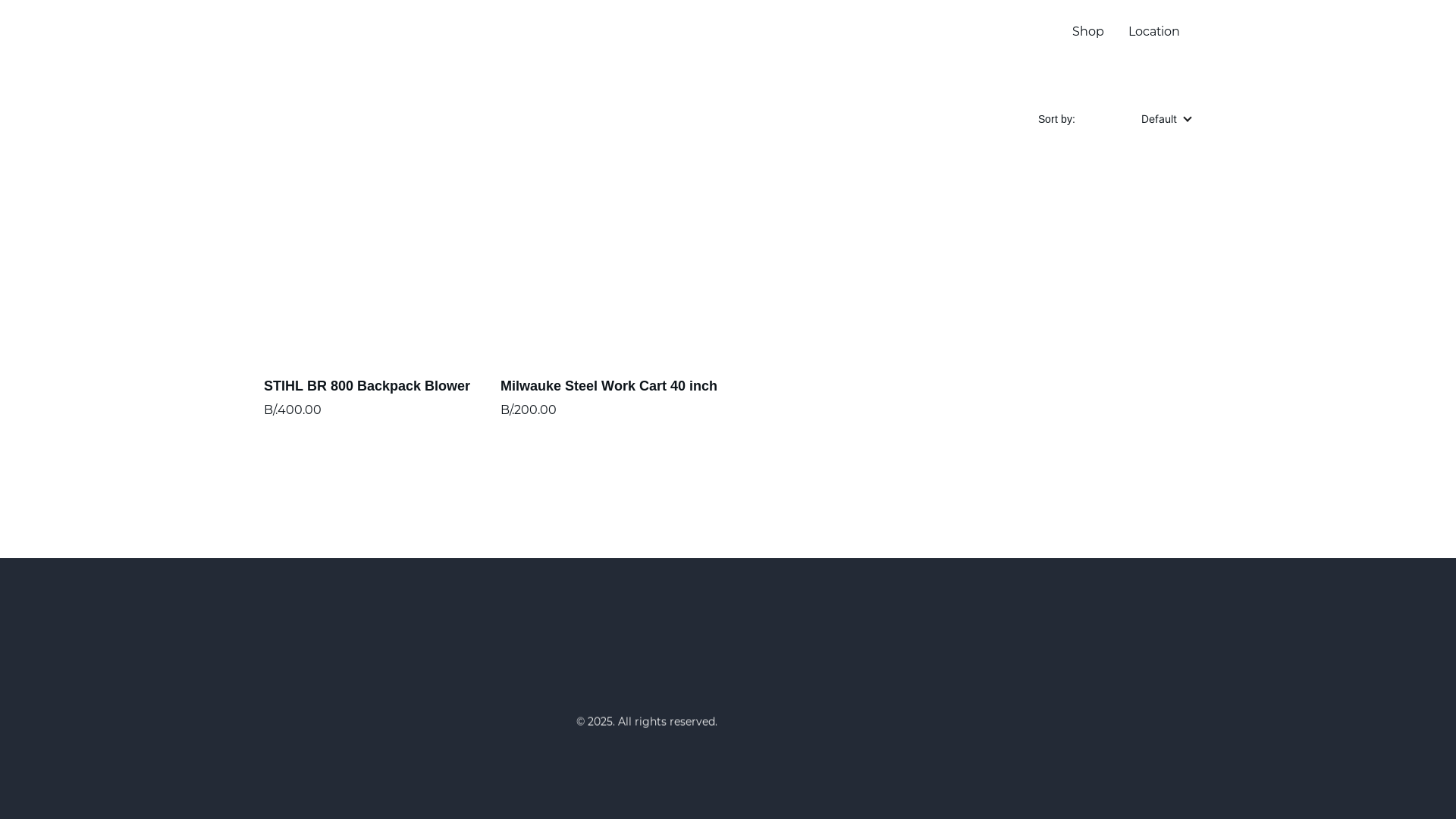 website screenshot of https://pmamercado.com/