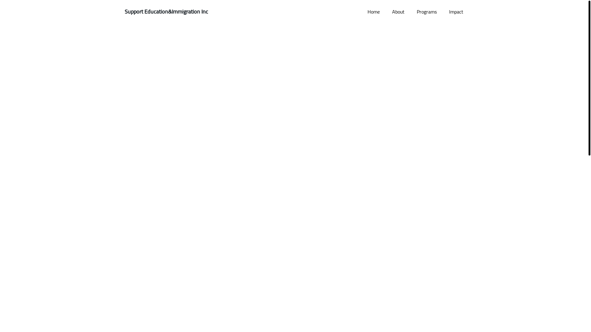 website screenshot of https://supporteducationimmigrationinc.com/
